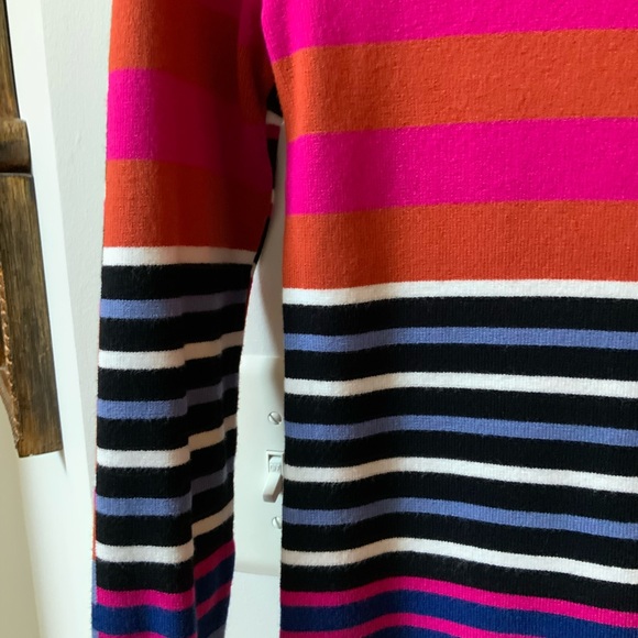 ELIE TAHARI THE SELINA GARDEN STRIPED CREWNECK SWEATER IN SIZE SMALL - Picture 6 of 16